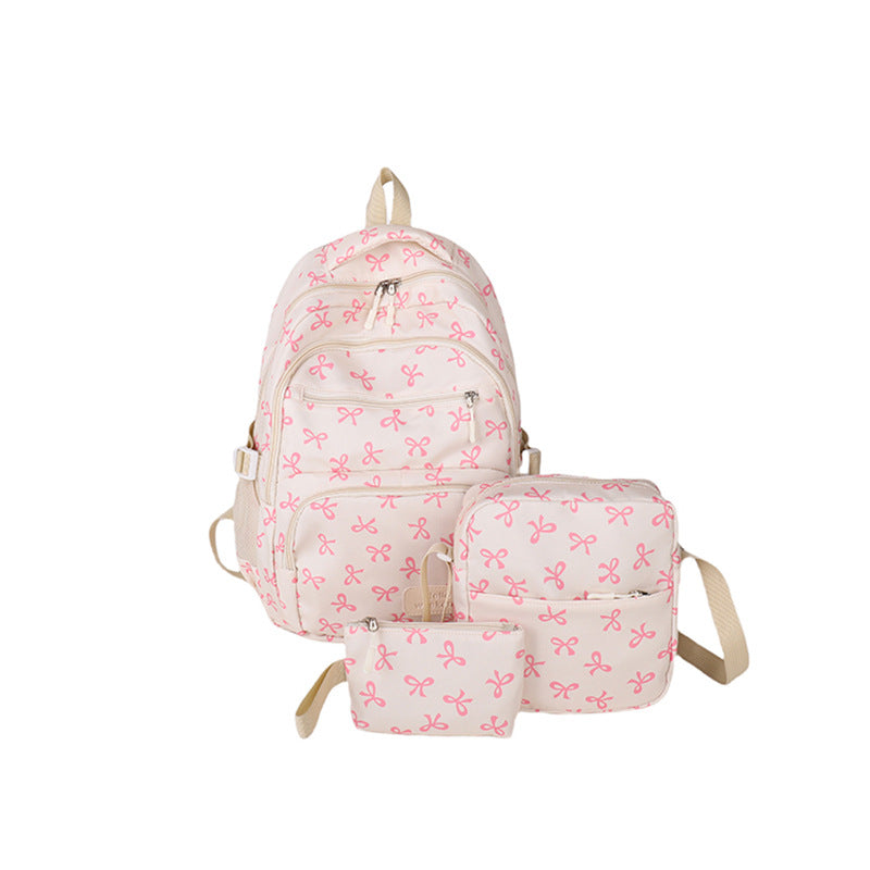 Three-piece backpack set made of nylon, large and versatile — product view 5