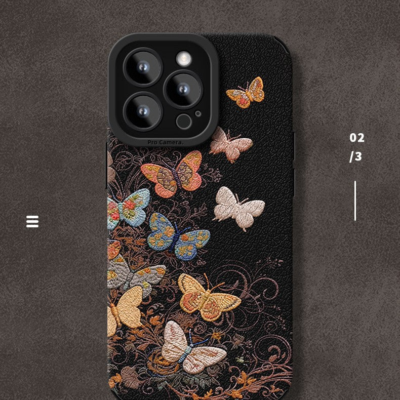 Leather smartphone case — product view 3