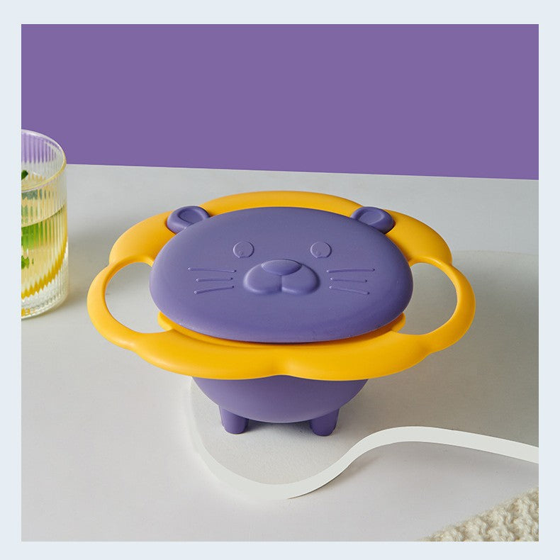 Rotating children's bowl, 19 cm, PP, non-slip — product view 6