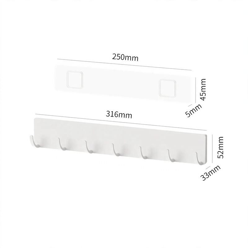 Wall-mounted spice rack without drilling — product view 2