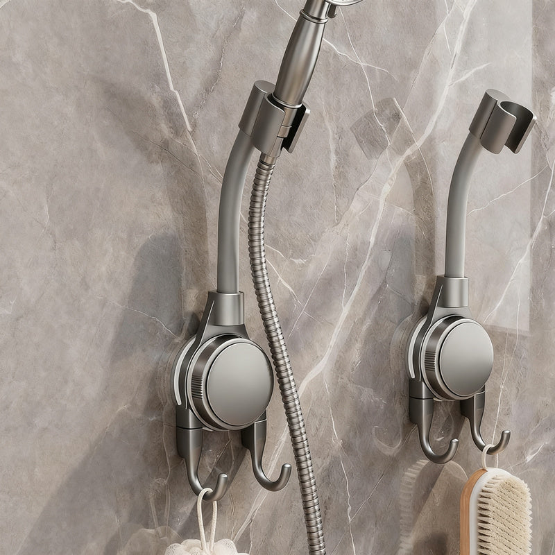 Shower head holder without drilling with suction cup — product view 6