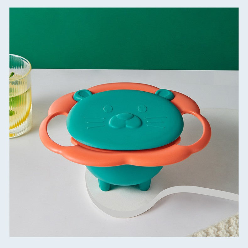 Rotating children's bowl, 19 cm, PP, non-slip — product view 6