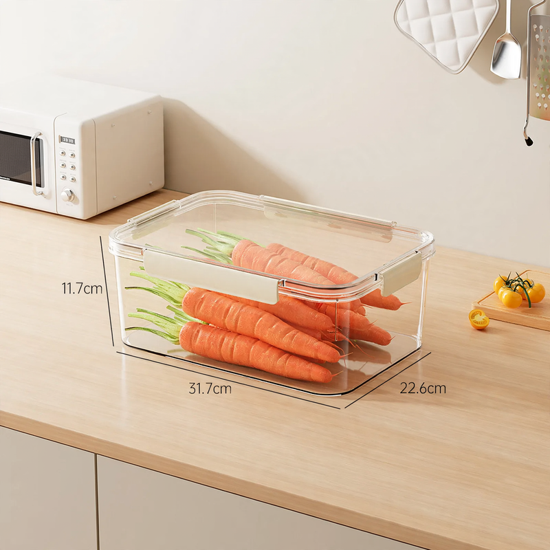 Transparent storage box with a tight lid — product view 5