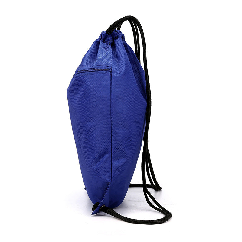 Sporty backpack made of oxford fabric with drawstring — product view 2