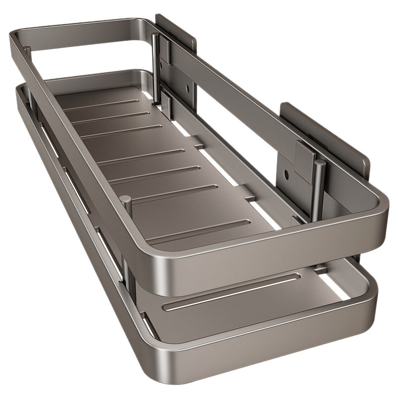 Stainless steel bath shelf without drilling — product view 5