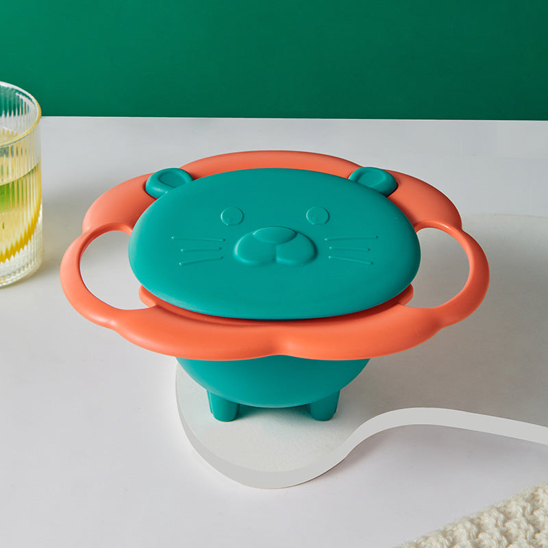 Rotating children's bowl, 19 cm, PP, non-slip — product view 4