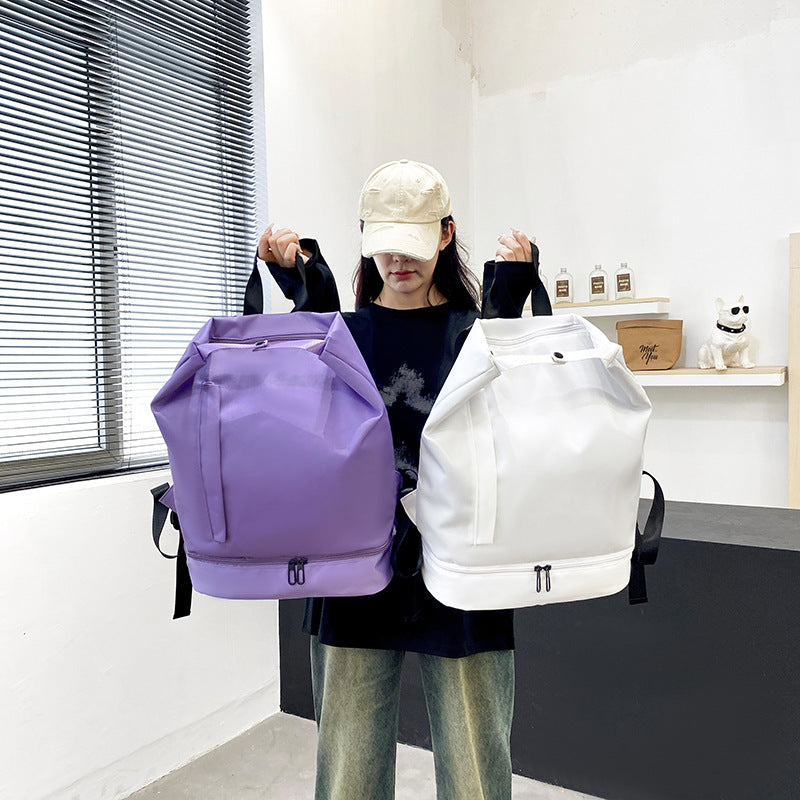 Swimming backpack with wet compartment, 20–35 L, for sports equipment — product view 2