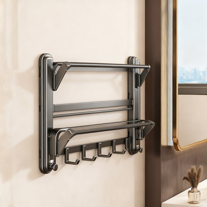 Towel holder with suction cup for bathroom — product view 2