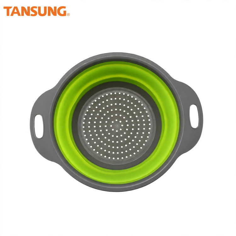 Folding vegetable bowl with strainer — product view 5