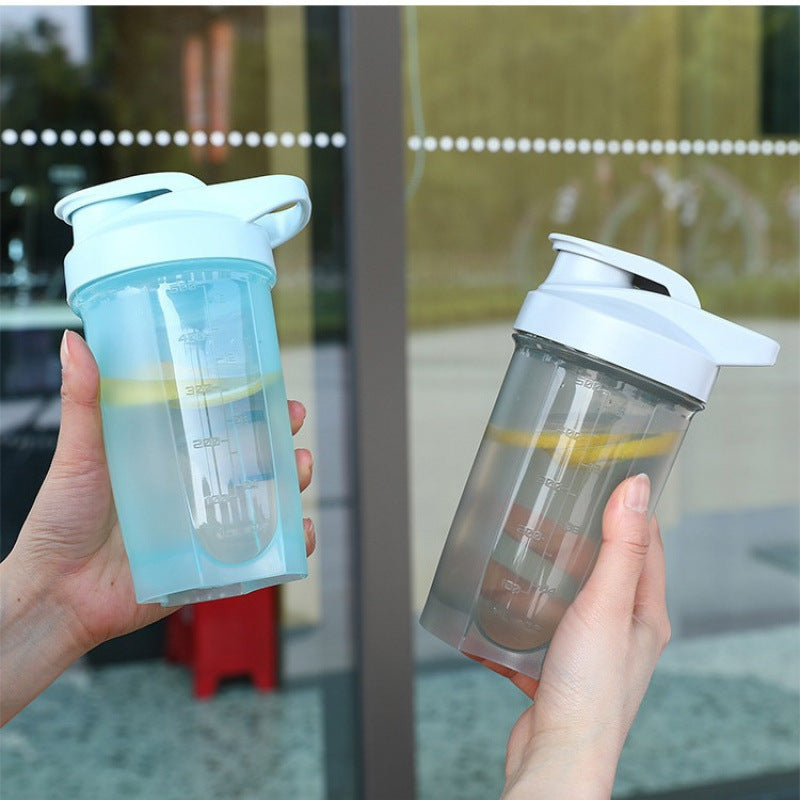 Plastic protein shaker, 500 ml, portable — product view 2