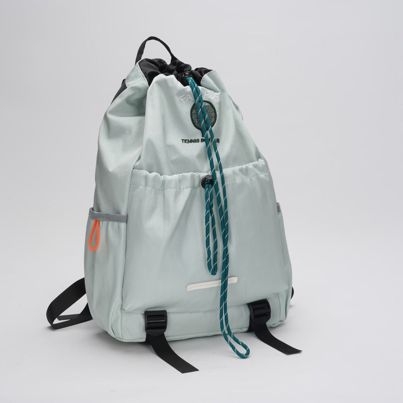 Nylon backpack, ultralight, drawstring — product view 1