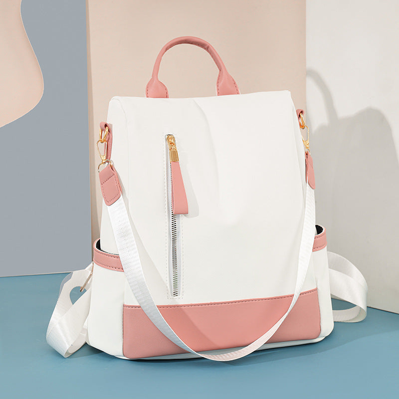 Women's backpack, PU leather, water-repellent, 35×32×15 cm — product view 2