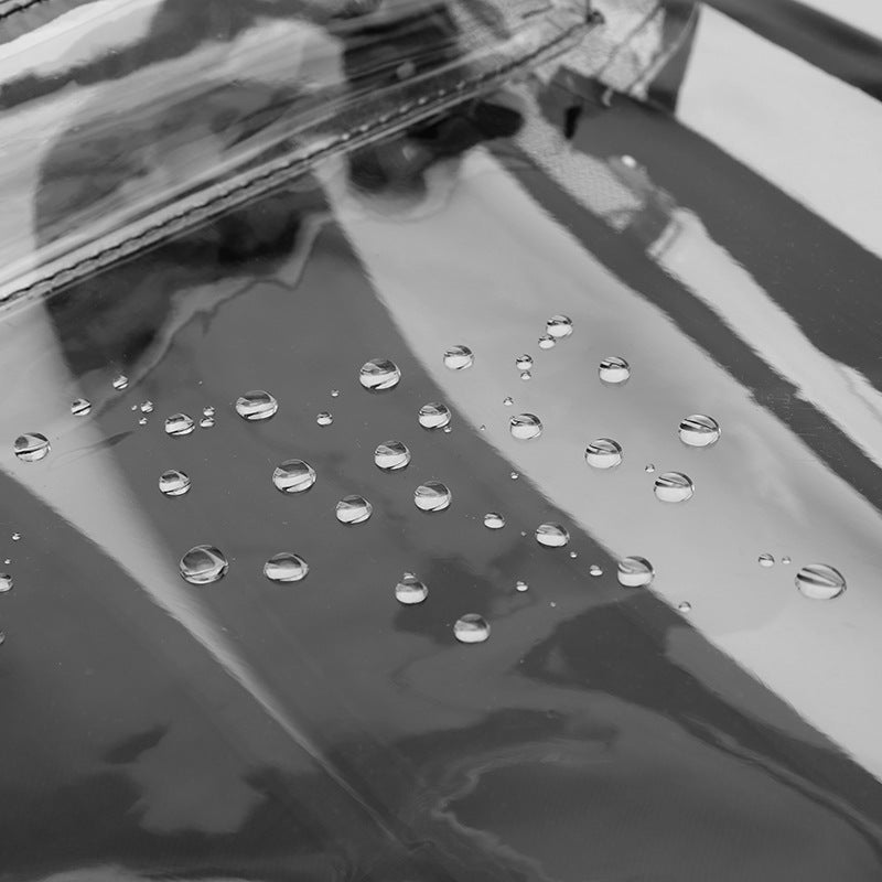 Transparent PVC backpack, waterproof — product view 4