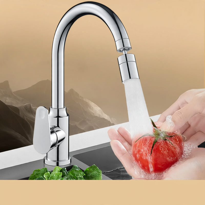 Kitchen faucet attachment with 720° rotation — product view 2