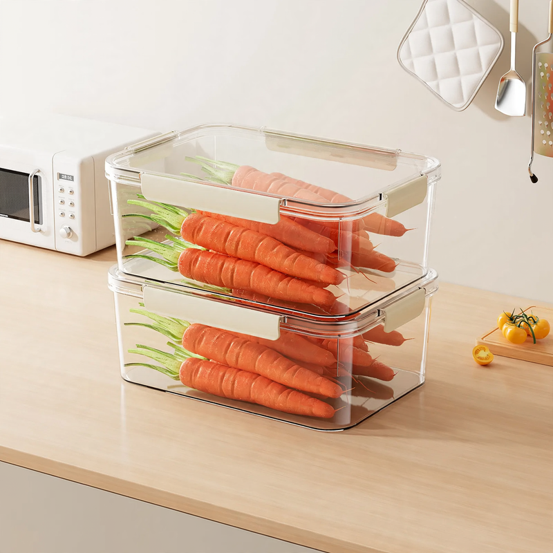 Transparent storage box with a tight lid — product view 7