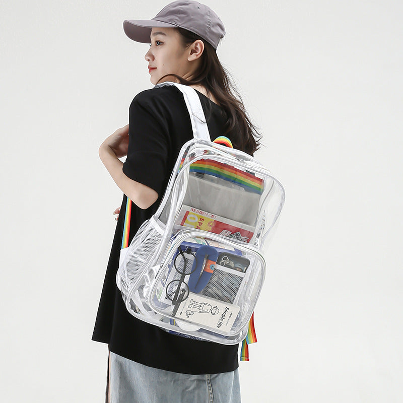 Transparent Backpack, PVC, waterproof — product view 2