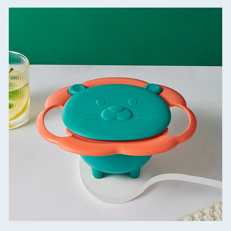 Rotating children's bowl, 19 cm, PP, non-slip — product view 6