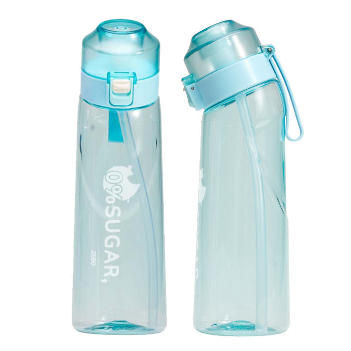 Drinking cup 650 ml with straw and flip lid — product view 4