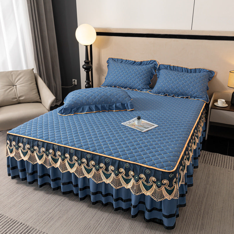 Bed skirt with ruffles, cotton, 1.8 m bed — product view 5
