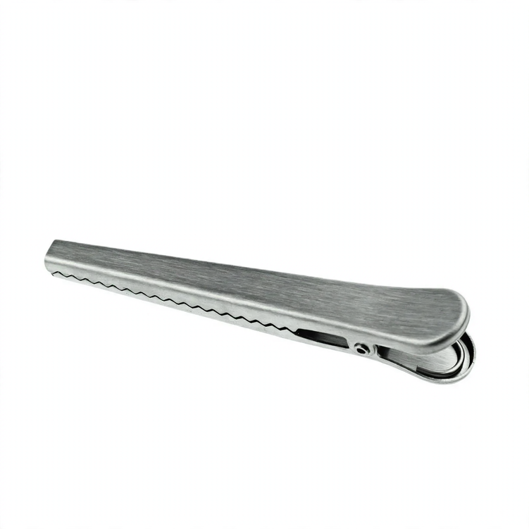 Stainless steel closure clip for bags — product view 3