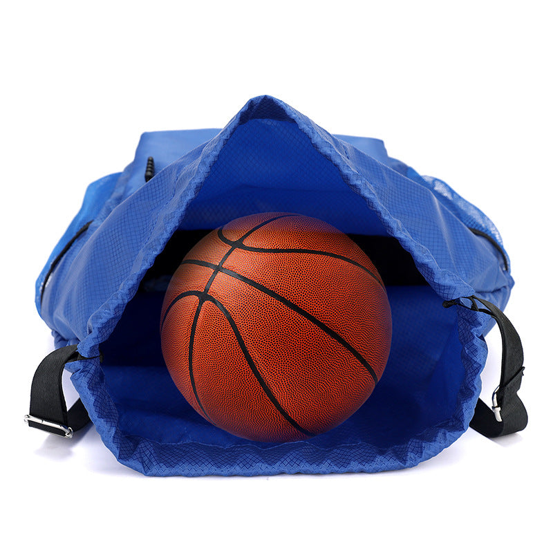Drawstring backpack, 20–35 L, Polyester — product view 2
