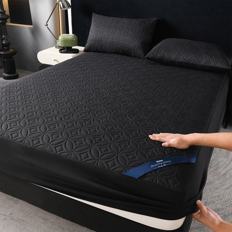 Waterproof fitted sheet with padding — product view 3