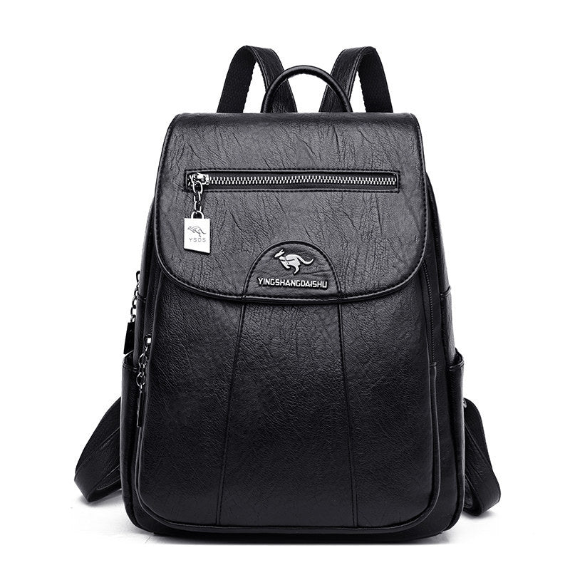 Women's Backpack, PU Leather, Vintage Style — product view 5