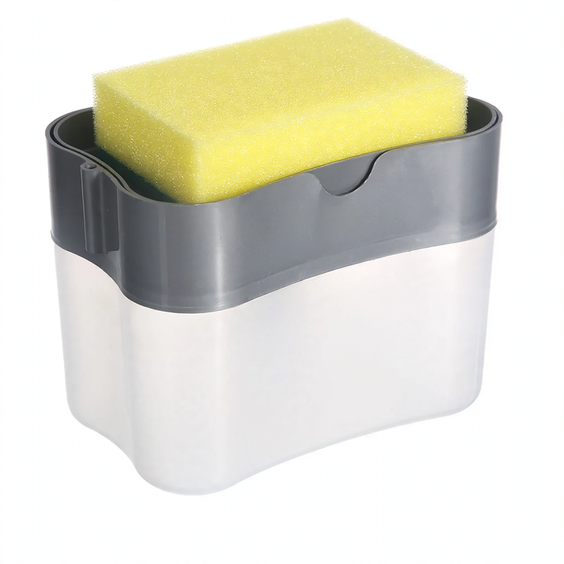 2-in-1 sponge brush holder with soap dispenser — product view 5