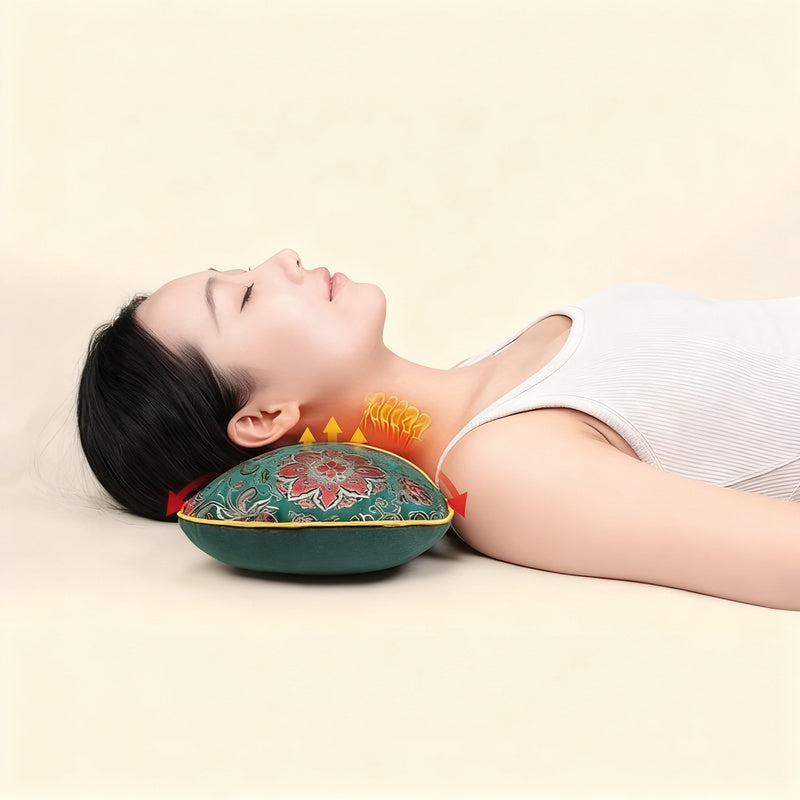 Neck pillow with electric heating function — product view 1