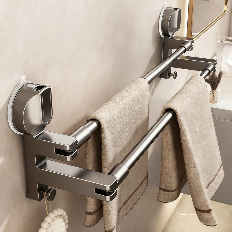 Towel holder with suction cup, extendable — product view 2