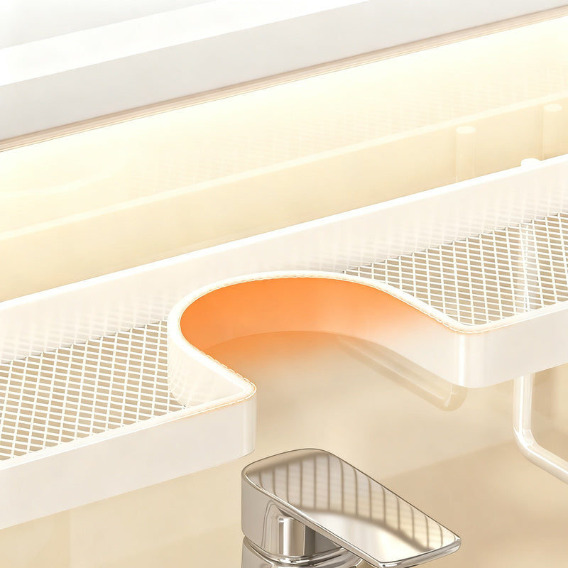 Bathroom shelf for sink without drilling — product view 2