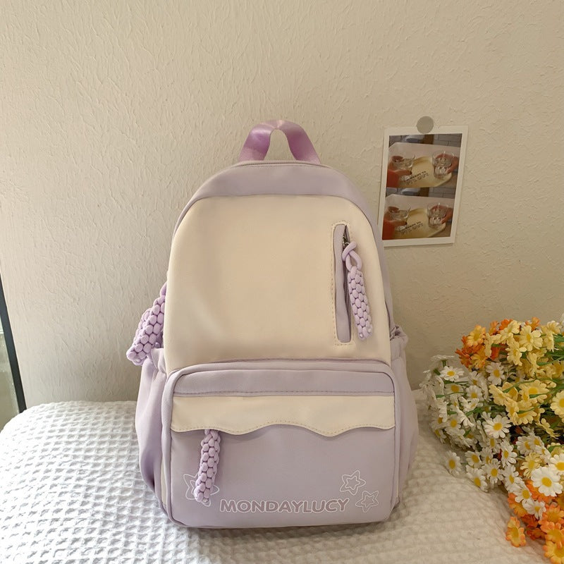 Ladies' backpack made of oxford fabric, cute design — product view 6
