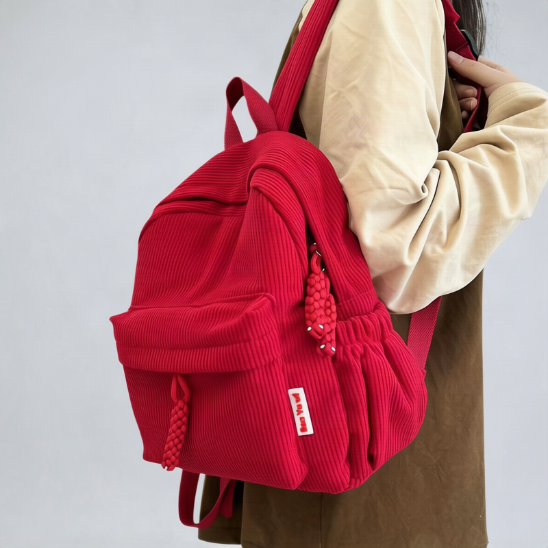 Women's backpack, cord, 20–35 L, for 13-inch laptop — product view 6