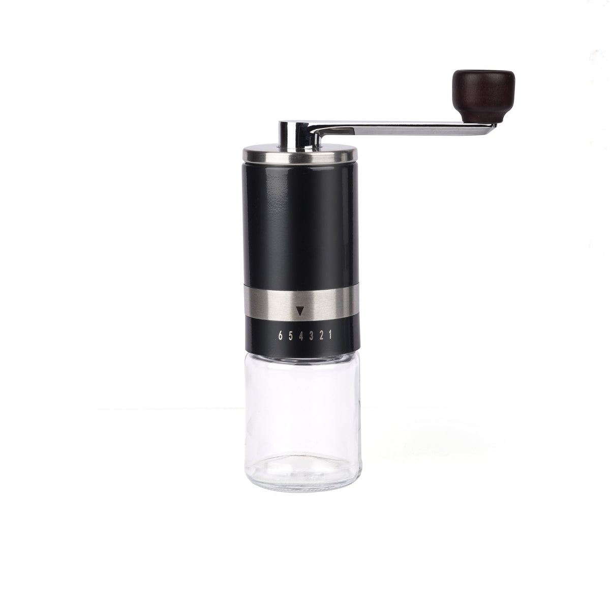 Hand coffee grinder made of stainless steel — product view 4