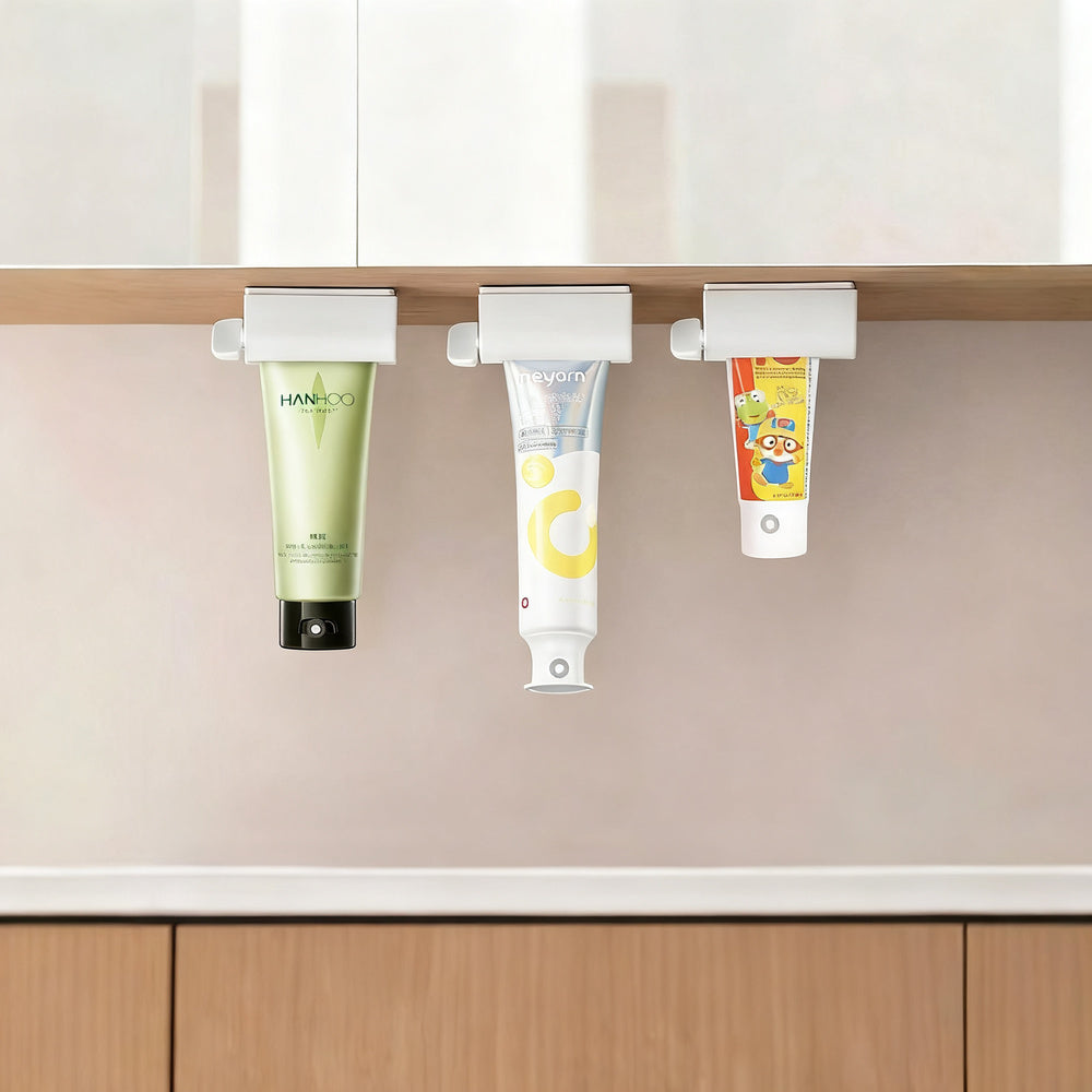 Magnetic toothpaste squeezer with holder — product view 1