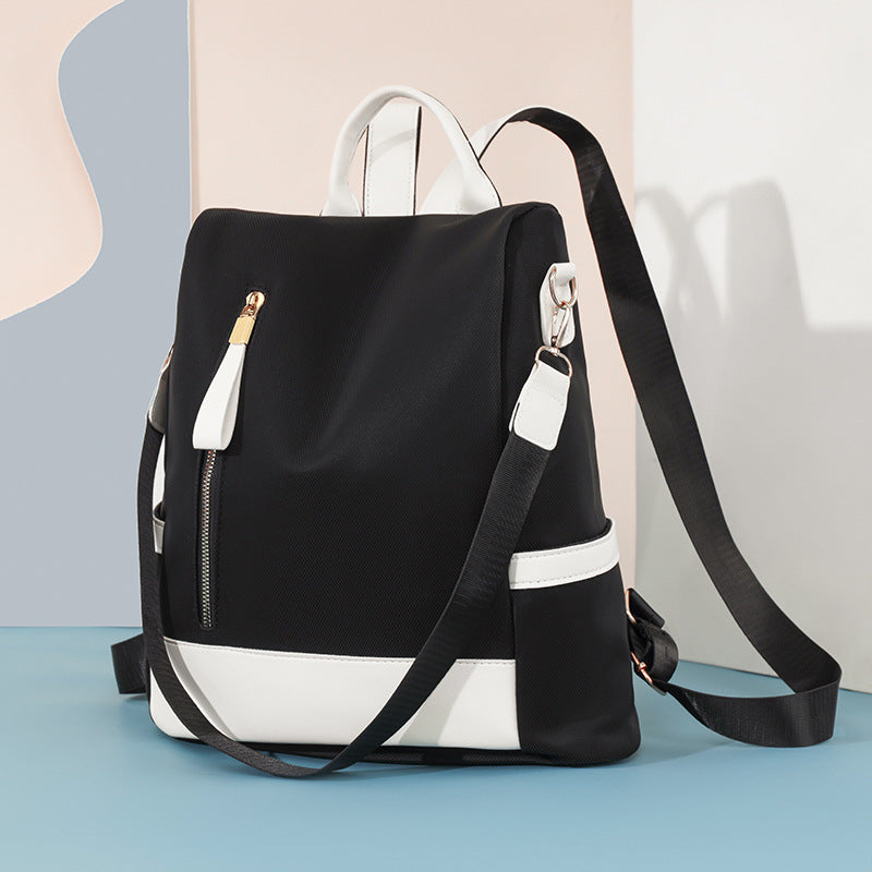 Women's backpack, PU leather, water-repellent, 35×32×15 cm — product view 3