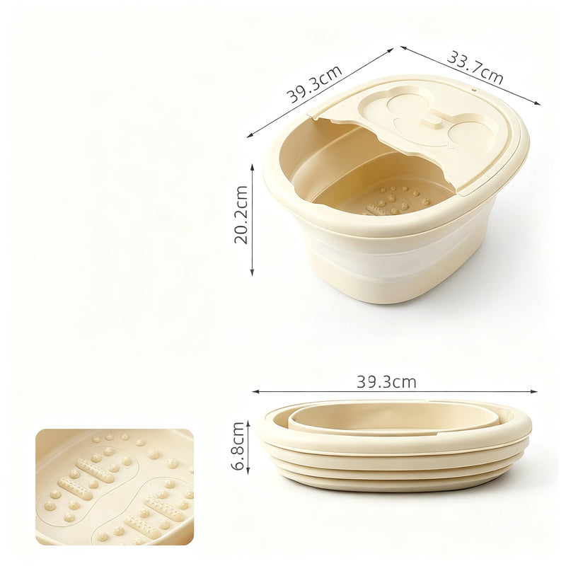 Foldable foot bath with massage function — product view 7