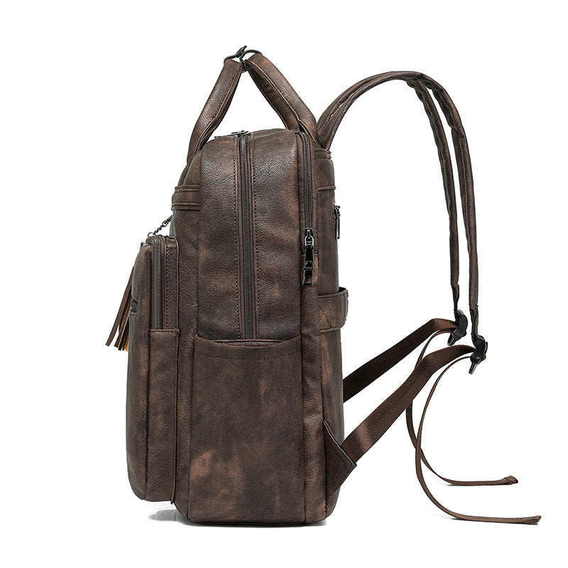 Women's backpack made of PU, large capacity — product view 2