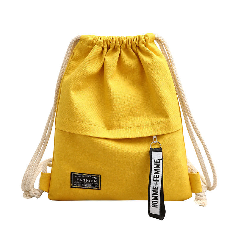 Lightweight backpack made of cotton fabric — product view 5