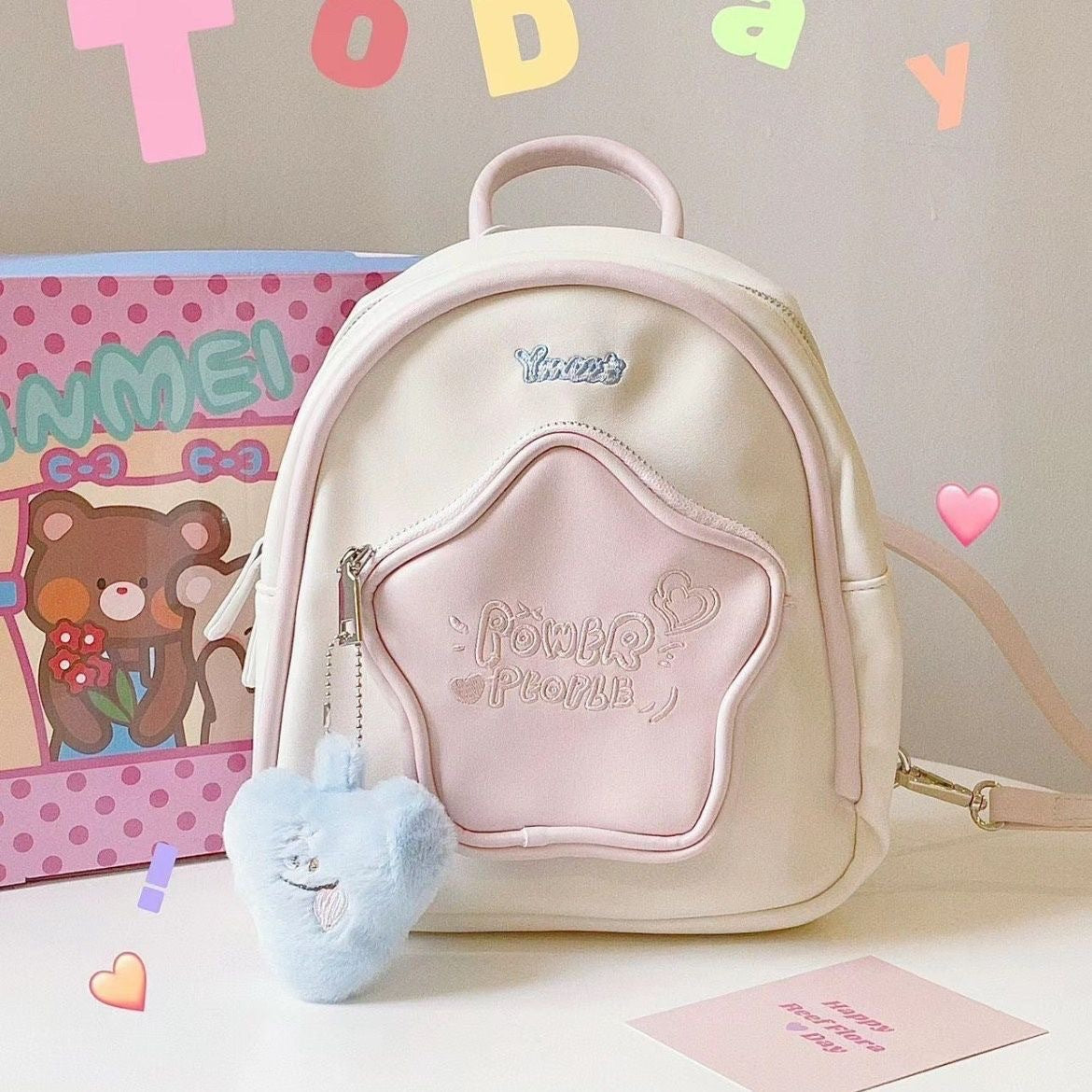 Mini-backpack with five-star design — product view 2