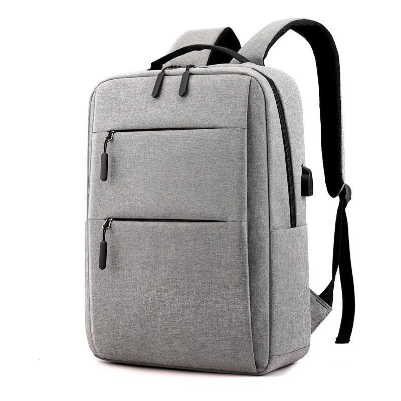 Nylon backpack with USB connection, 20–35 L — product view 4