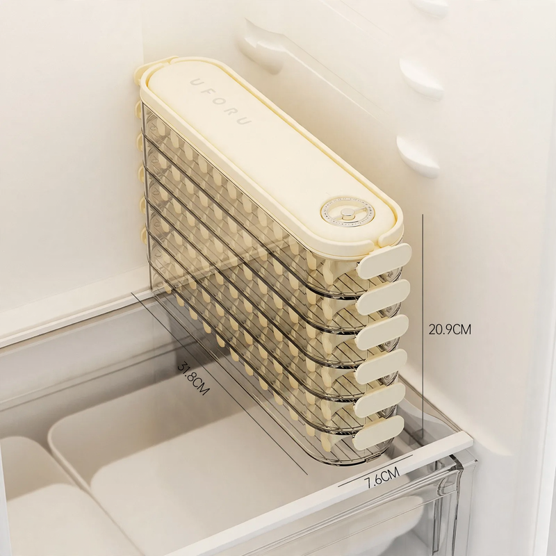 Multilayer storage box for dumplings — product view 2