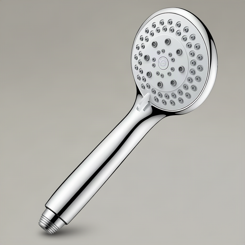 Shower head set with massage function and holder — product view 2