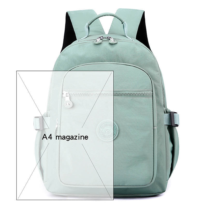Nylon backpack for women, large capacity — product view 2
