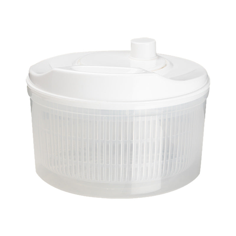Manual salad spinner made of plastic — product view 4