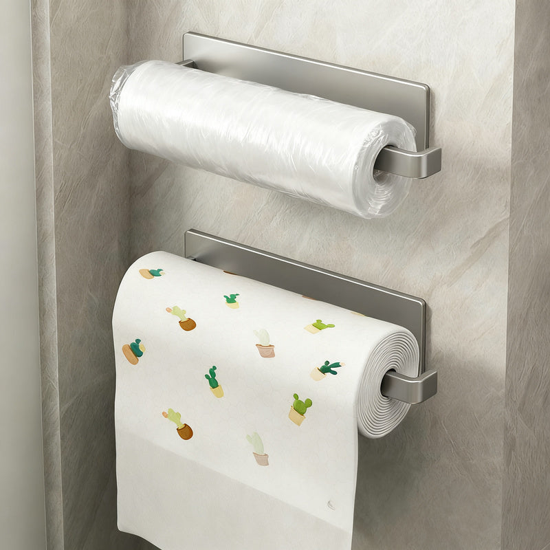 Carbon steel kitchen roll holder, wall-mounted — product view 4