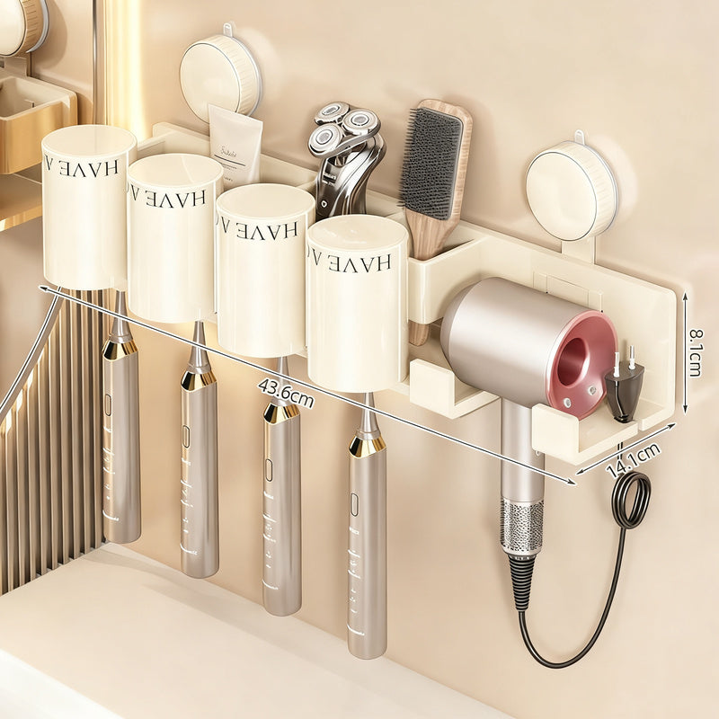 Toothbrush holder with suction cup — product view 4