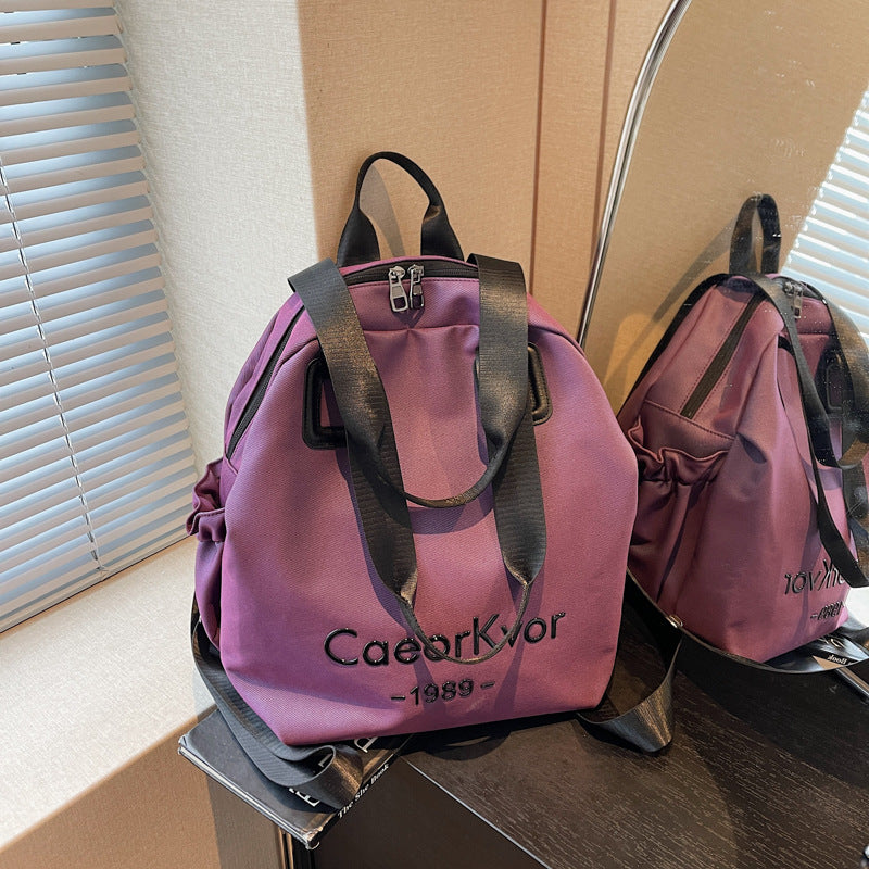 Women's Backpack, lightweight, large capacity, 8 inches — product view 4