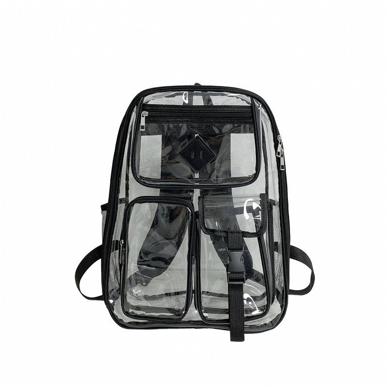 Transparent PVC backpack, waterproof — product view 2