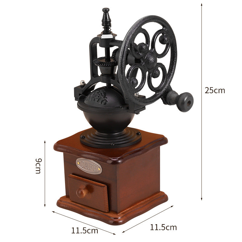 Manual coffee grinder made of stainless steel — product view 3